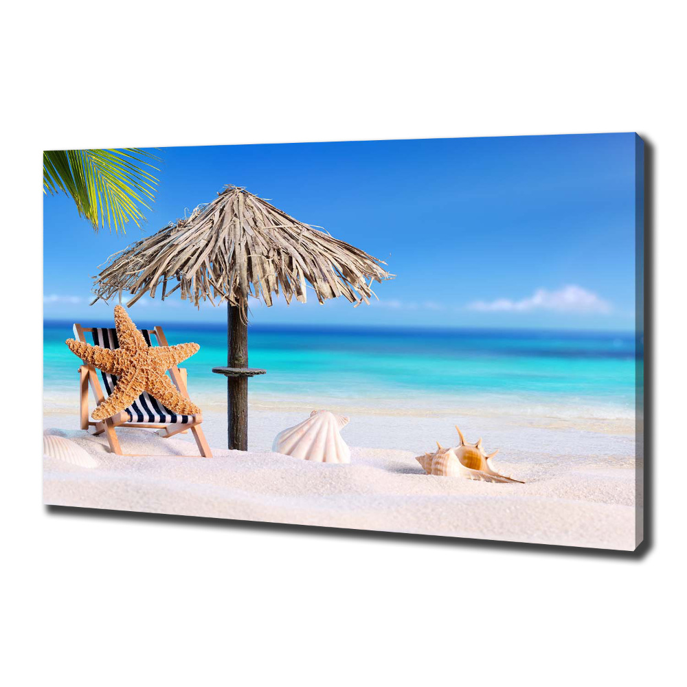 Tableau photo sur toile Vacances sur la plage