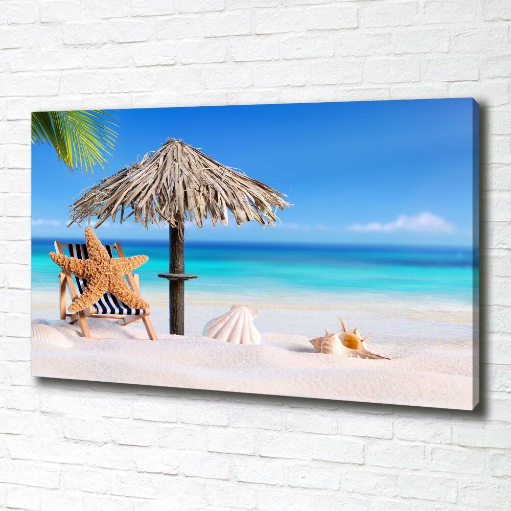 Tableau photo sur toile Vacances sur la plage