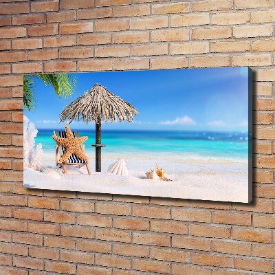 Tableau photo sur toile Vacances sur la plage