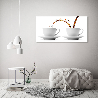 Tableau sur toile Café dégoulinant