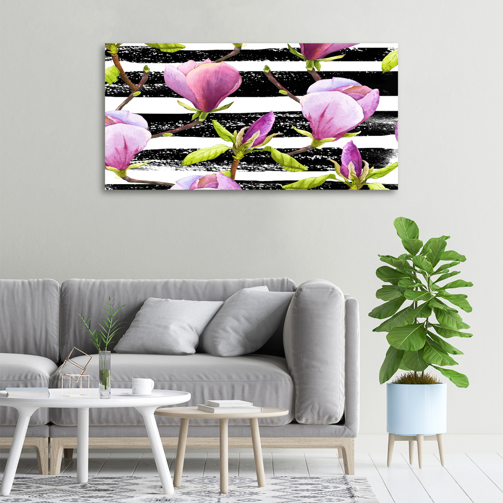 Tableau mural sur toile Bandes de Magnolia