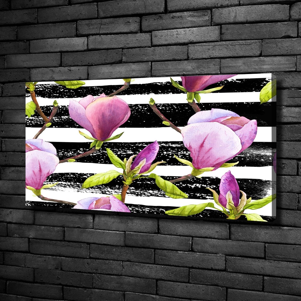 Tableau mural sur toile Bandes de Magnolia