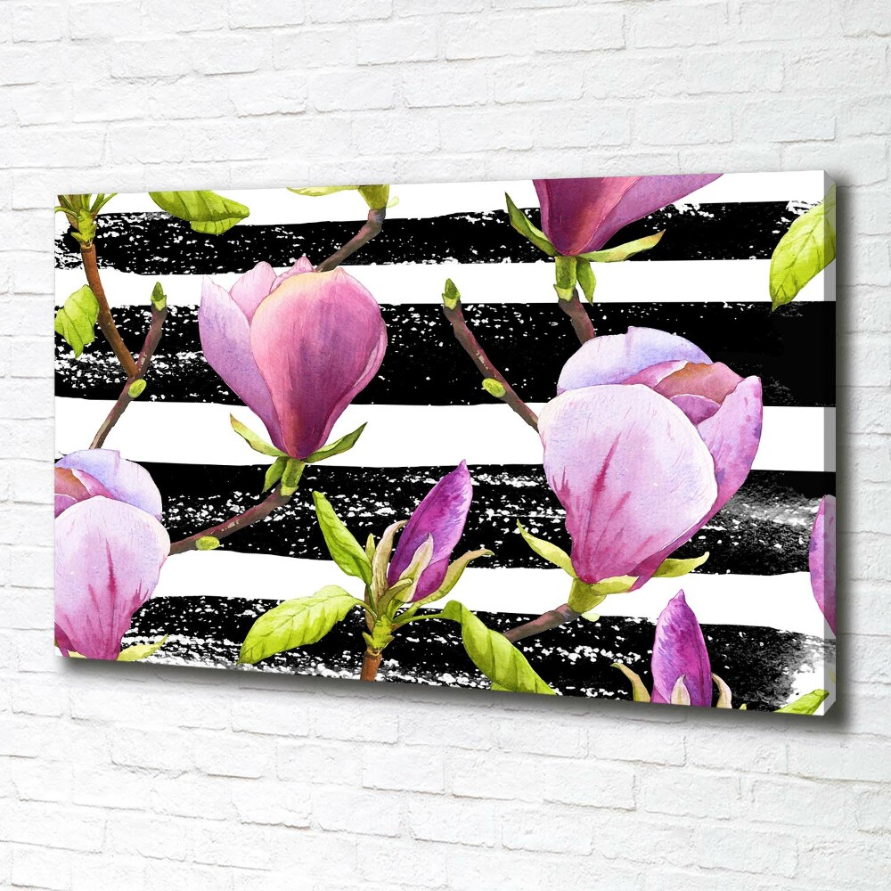 Tableau mural sur toile Bandes de Magnolia