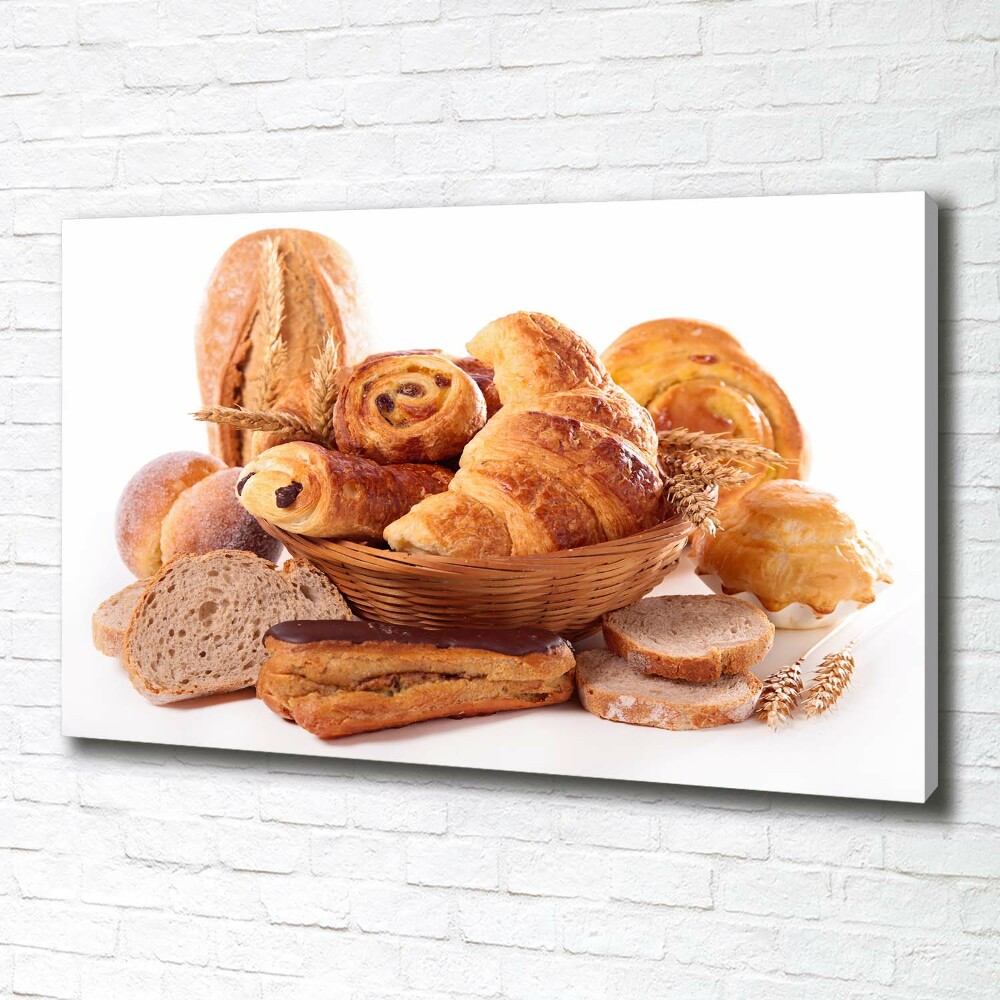 Tableau mural sur toile Produits de boulangerie