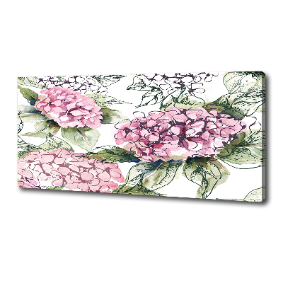 Tableau sur toile Hortensia