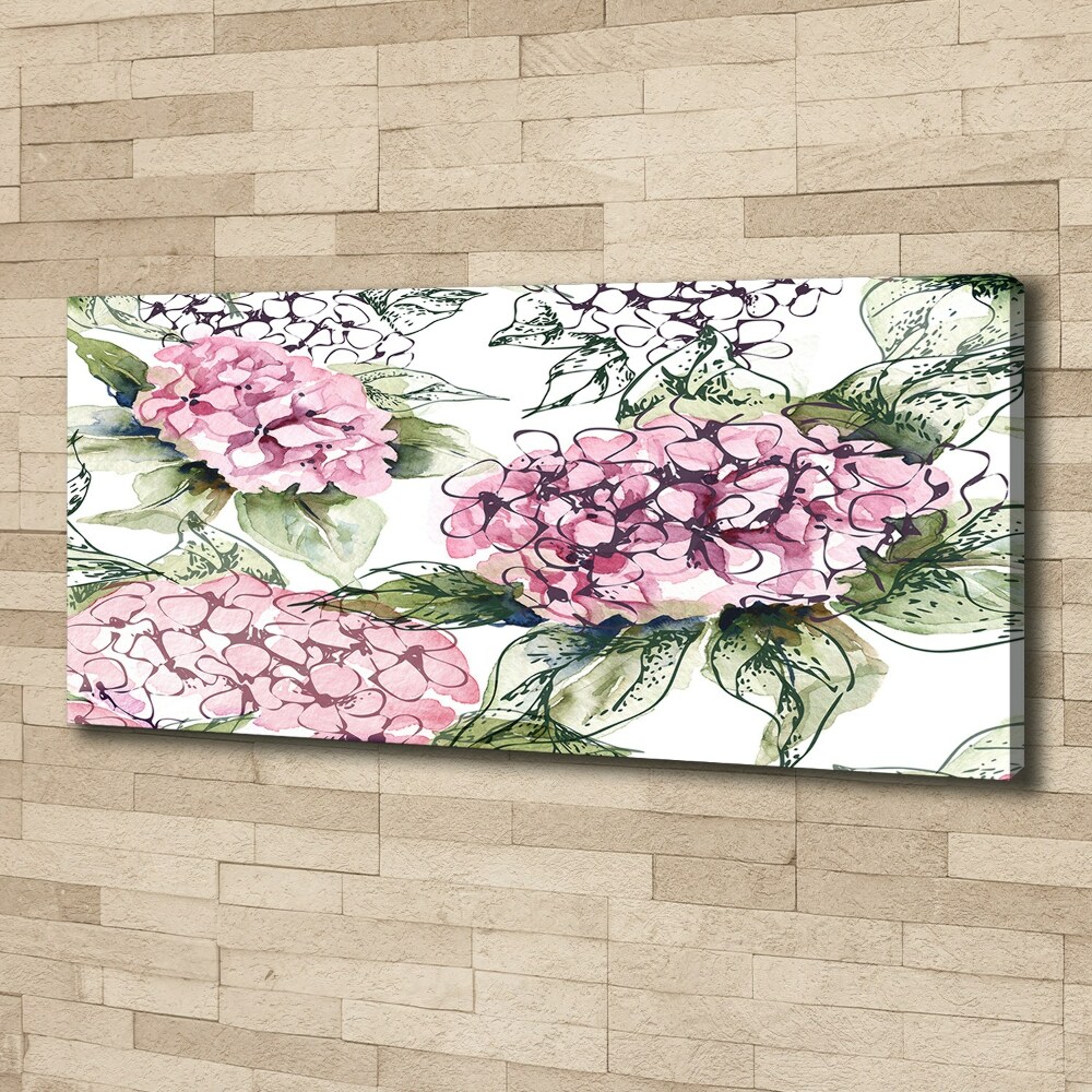 Tableau sur toile Hortensia