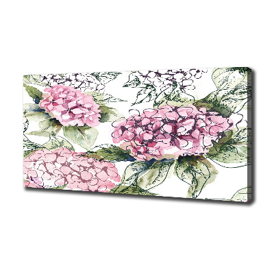 Tableau sur toile Hortensia