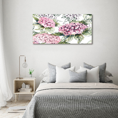 Tableau sur toile Hortensia