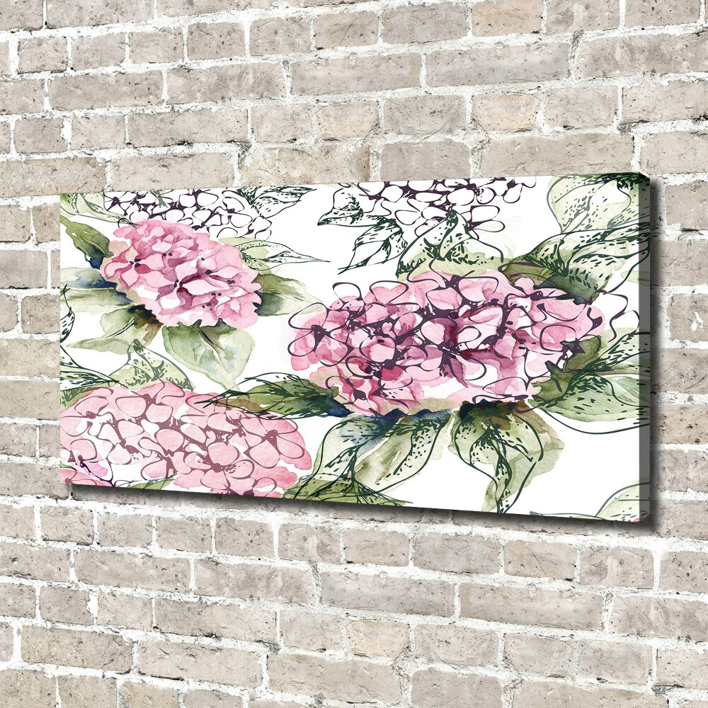 Tableau sur toile Hortensia