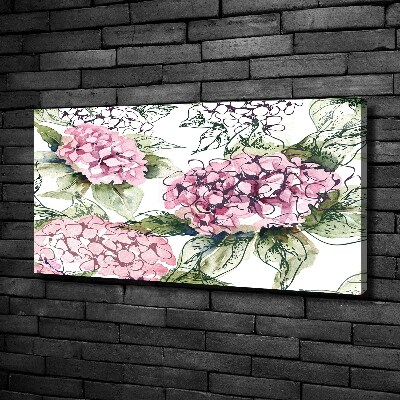 Tableau sur toile Hortensia