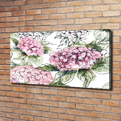 Tableau sur toile Hortensia