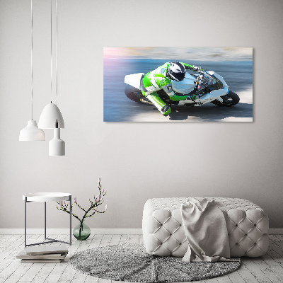 Tableau imprimé sur toile Course de motos