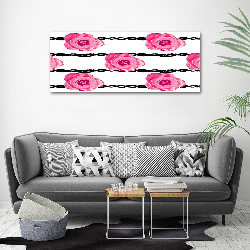 Tableau imprimé sur toile Roses