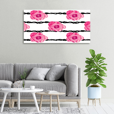 Tableau imprimé sur toile Roses