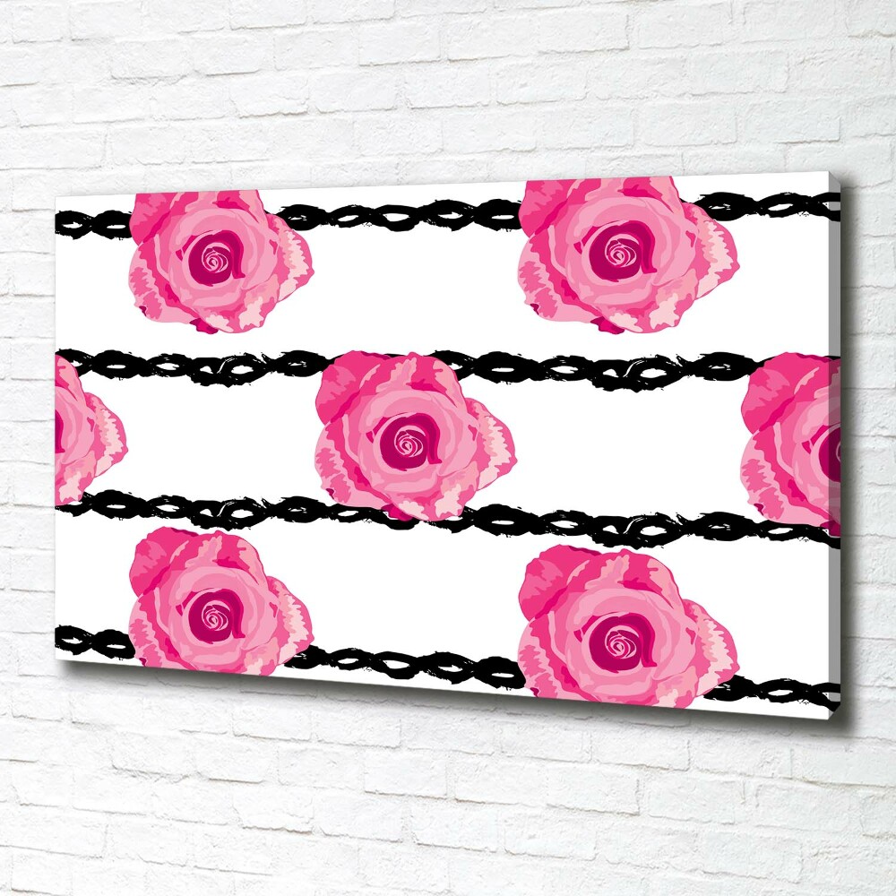 Tableau imprimé sur toile Roses