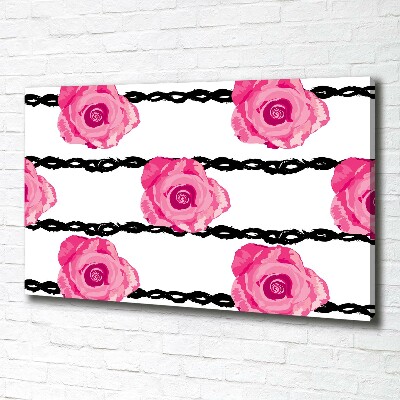 Tableau imprimé sur toile Roses