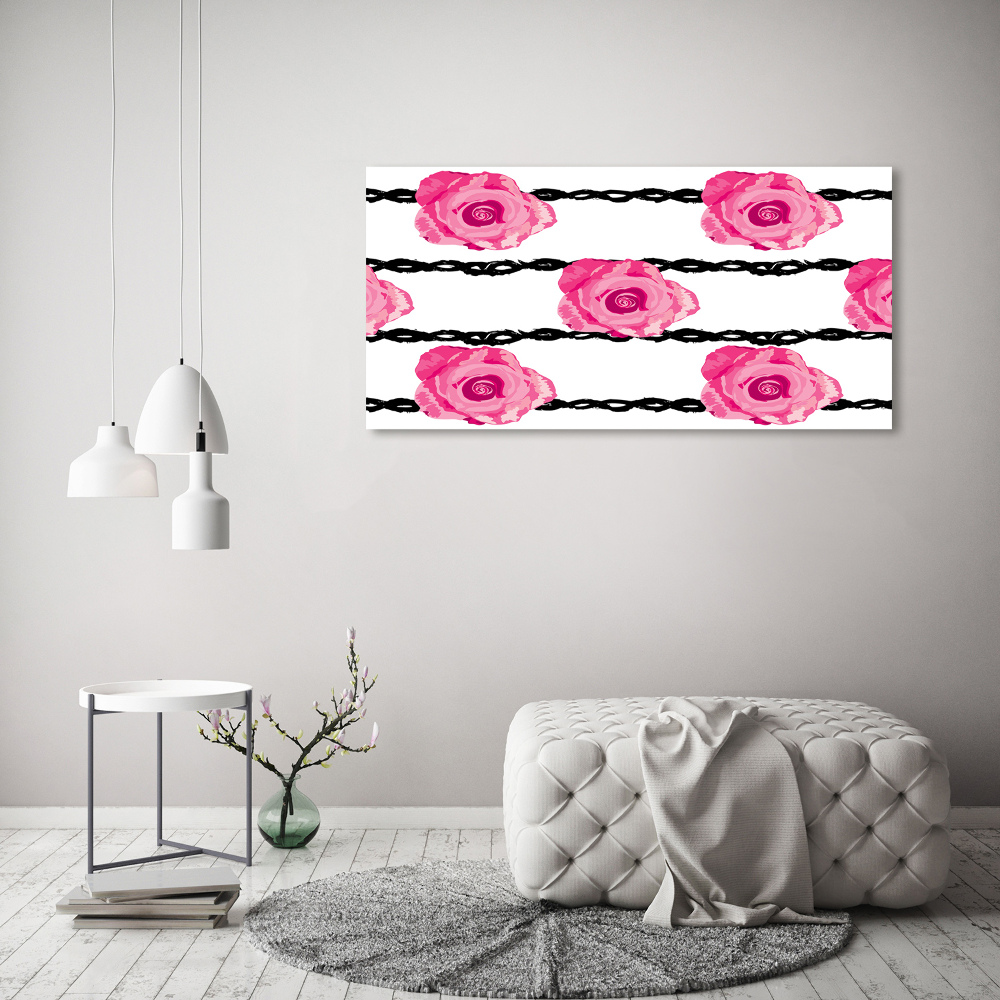 Tableau imprimé sur toile Roses