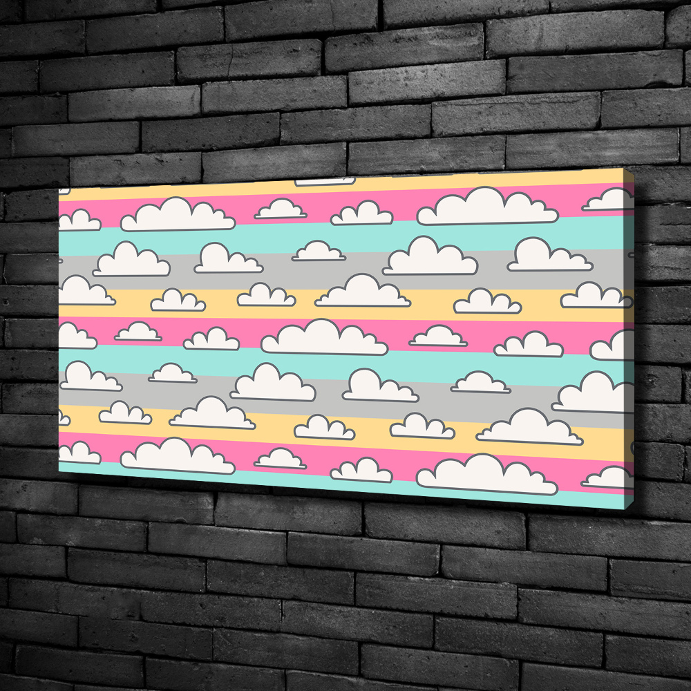 Tableau photo sur toile Nuages