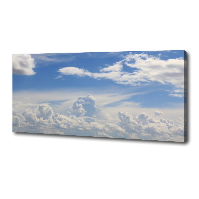 Tableau imprimé sur toile Les nuages dans le ciel