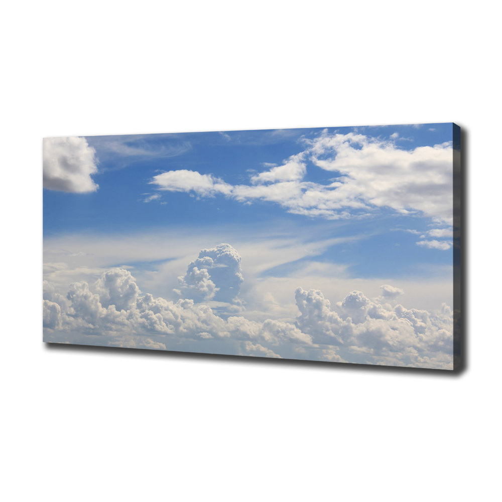 Tableau imprimé sur toile Les nuages dans le ciel