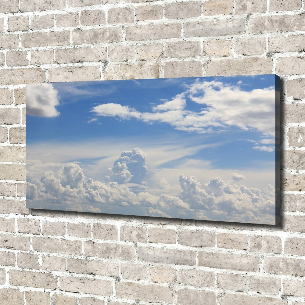 Tableau imprimé sur toile Les nuages dans le ciel