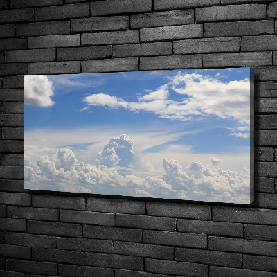 Tableau imprimé sur toile Les nuages dans le ciel