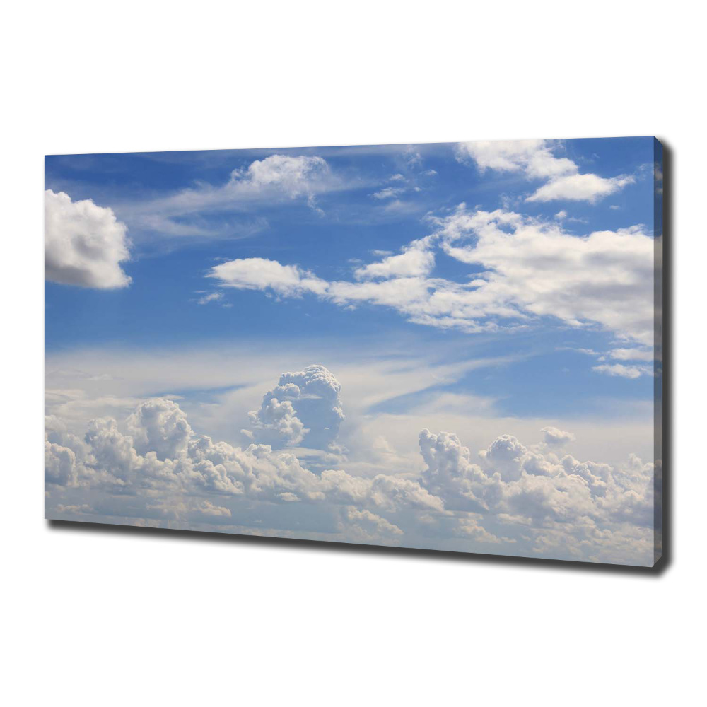 Tableau imprimé sur toile Les nuages dans le ciel