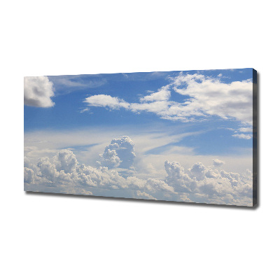 Tableau imprimé sur toile Les nuages dans le ciel