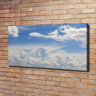 Tableau imprimé sur toile Les nuages dans le ciel