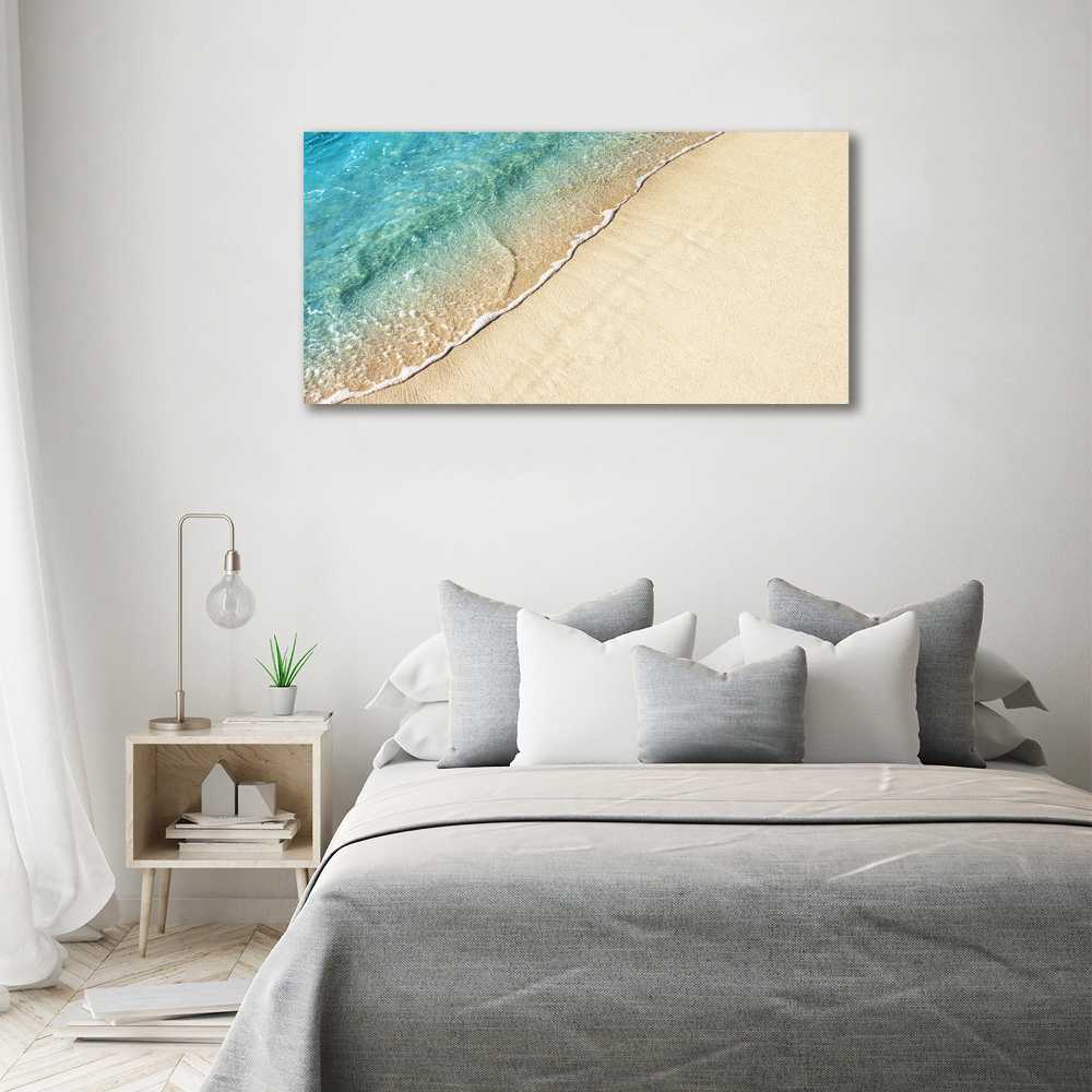 Tableau imprimé sur toile Vague sur la plage