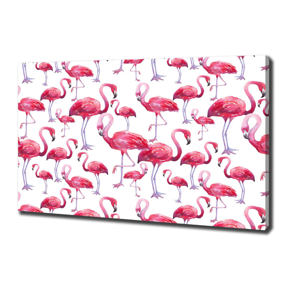 Tableau mural sur toile Flamants