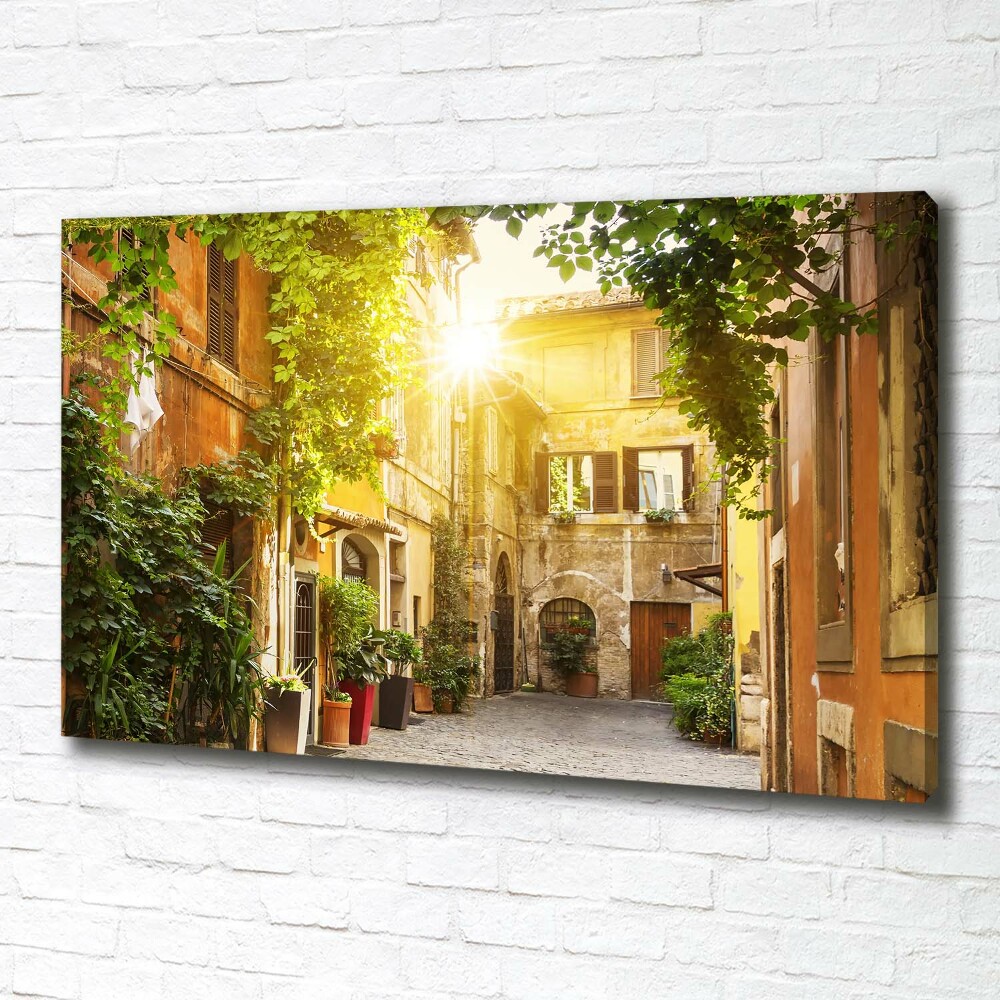 Tableau sur toile Rues italiennes