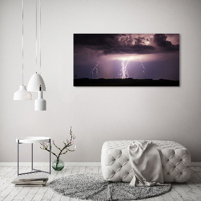 Tableau toile imprimée Orage