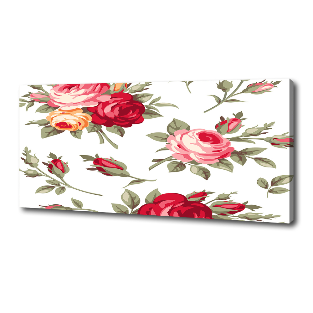 Tableau mural sur toile Roses fleurs