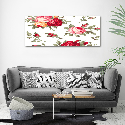 Tableau mural sur toile Roses fleurs