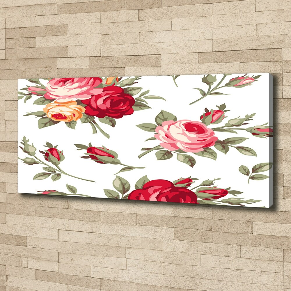 Tableau mural sur toile Roses fleurs