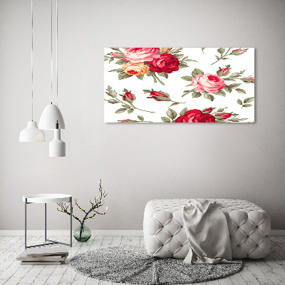 Tableau mural sur toile Roses fleurs