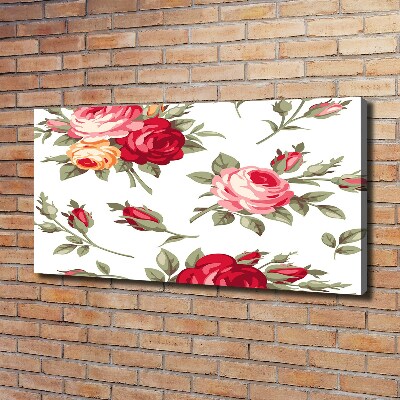 Tableau mural sur toile Roses fleurs