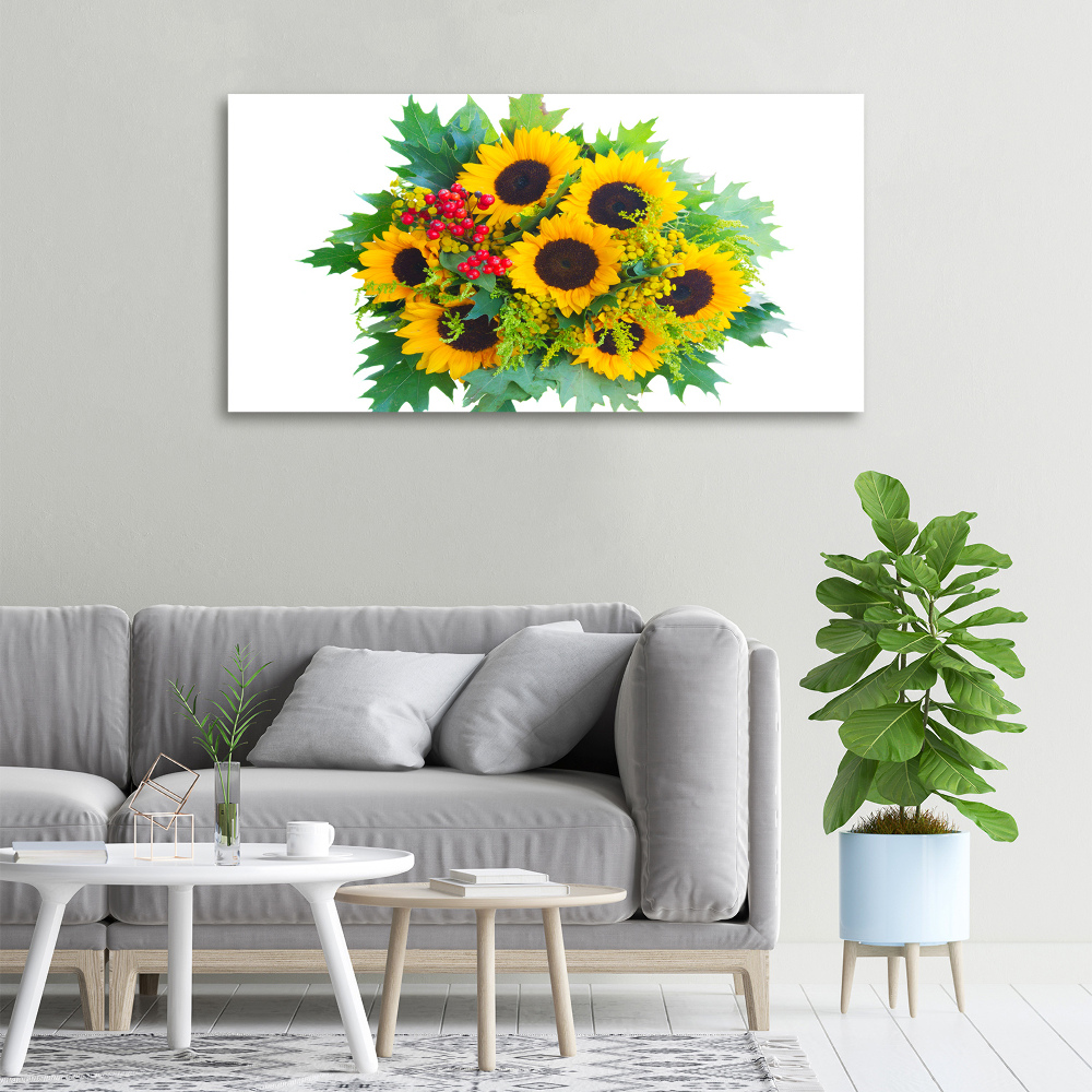 Tableau photo sur toile Bouquet de tournesols