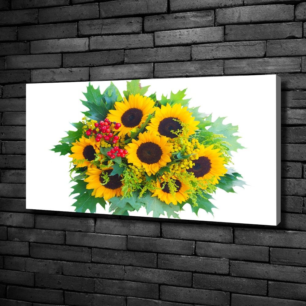 Tableau photo sur toile Bouquet de tournesols