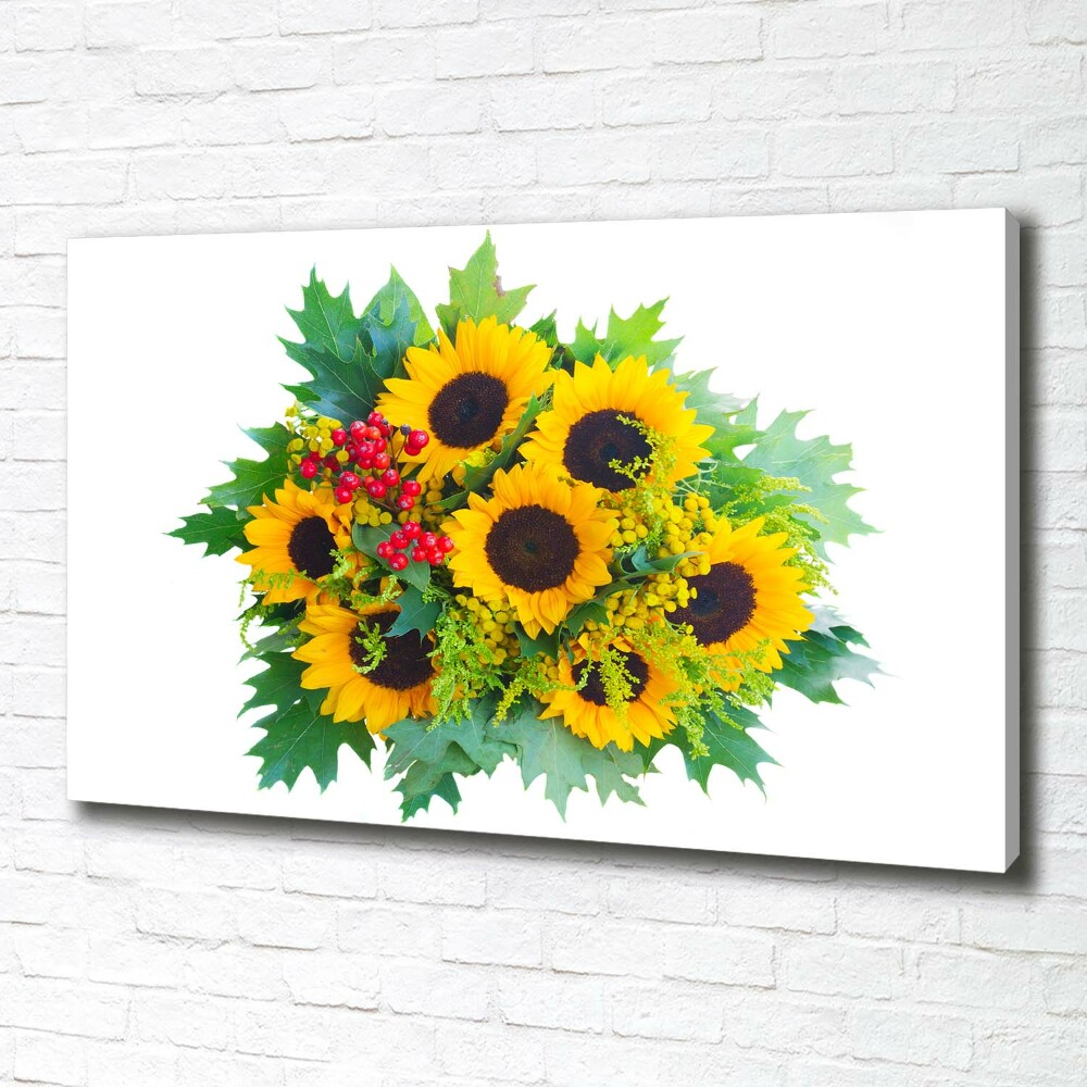 Tableau photo sur toile Bouquet de tournesols