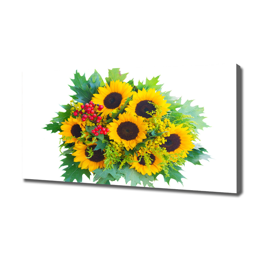 Tableau photo sur toile Bouquet de tournesols