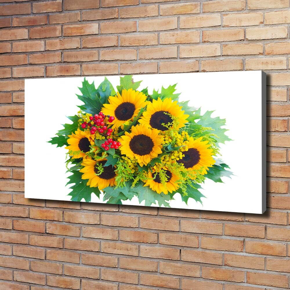 Tableau photo sur toile Bouquet de tournesols