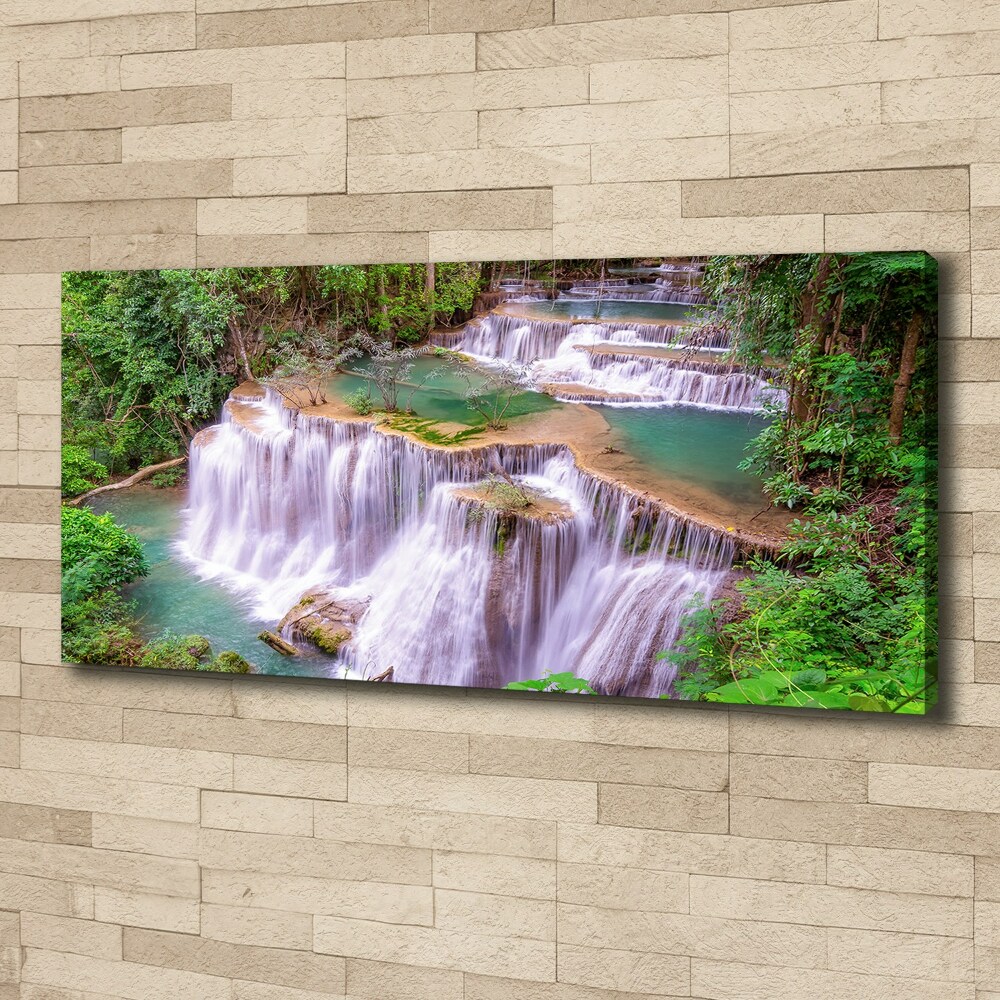 Tableau toile imprimée Chute d'eau en Thaïlande