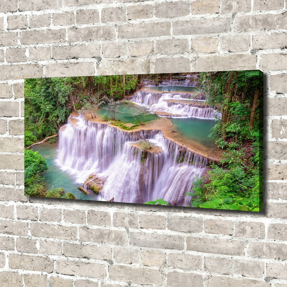 Tableau toile imprimée Chute d'eau en Thaïlande