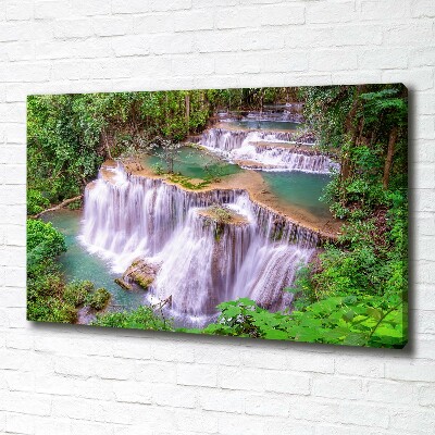 Tableau toile imprimée Chute d'eau en Thaïlande