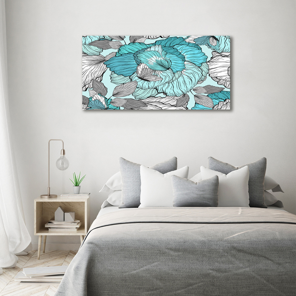 Tableau imprimé sur toile Design floral