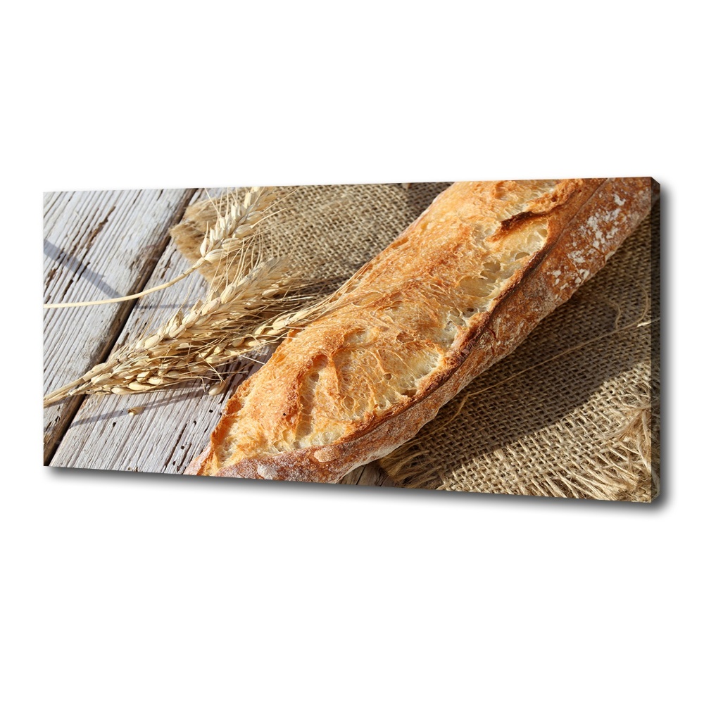 Tableau toile imprimée Baguette fraîche