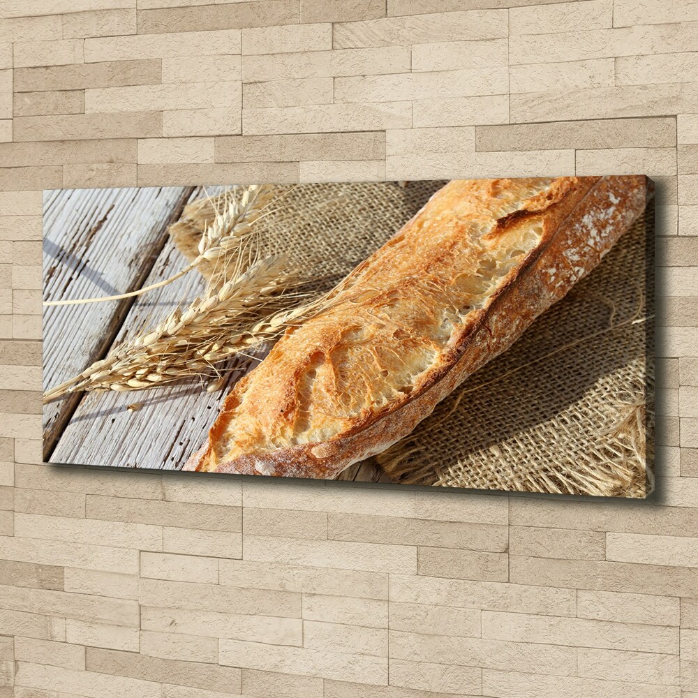 Tableau toile imprimée Baguette fraîche