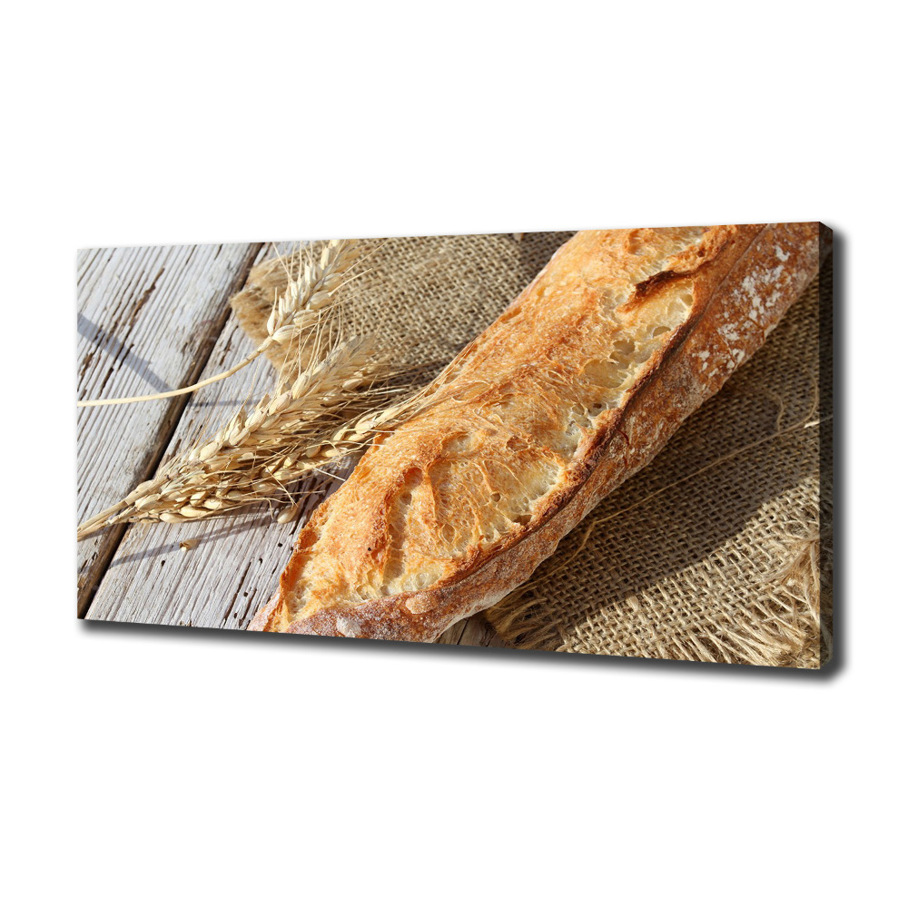 Tableau toile imprimée Baguette fraîche